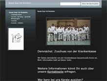 Tablet Screenshot of karate.tus-neuhofen.de